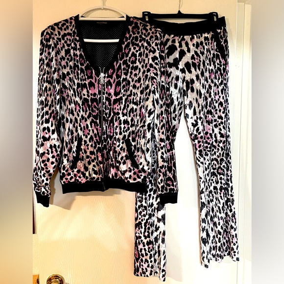 Roberto Cavalli Velour Track Set